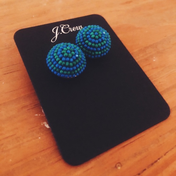 ❀ J. Crew Beaded Stud Earrings ❀ - Picture 2 of 5